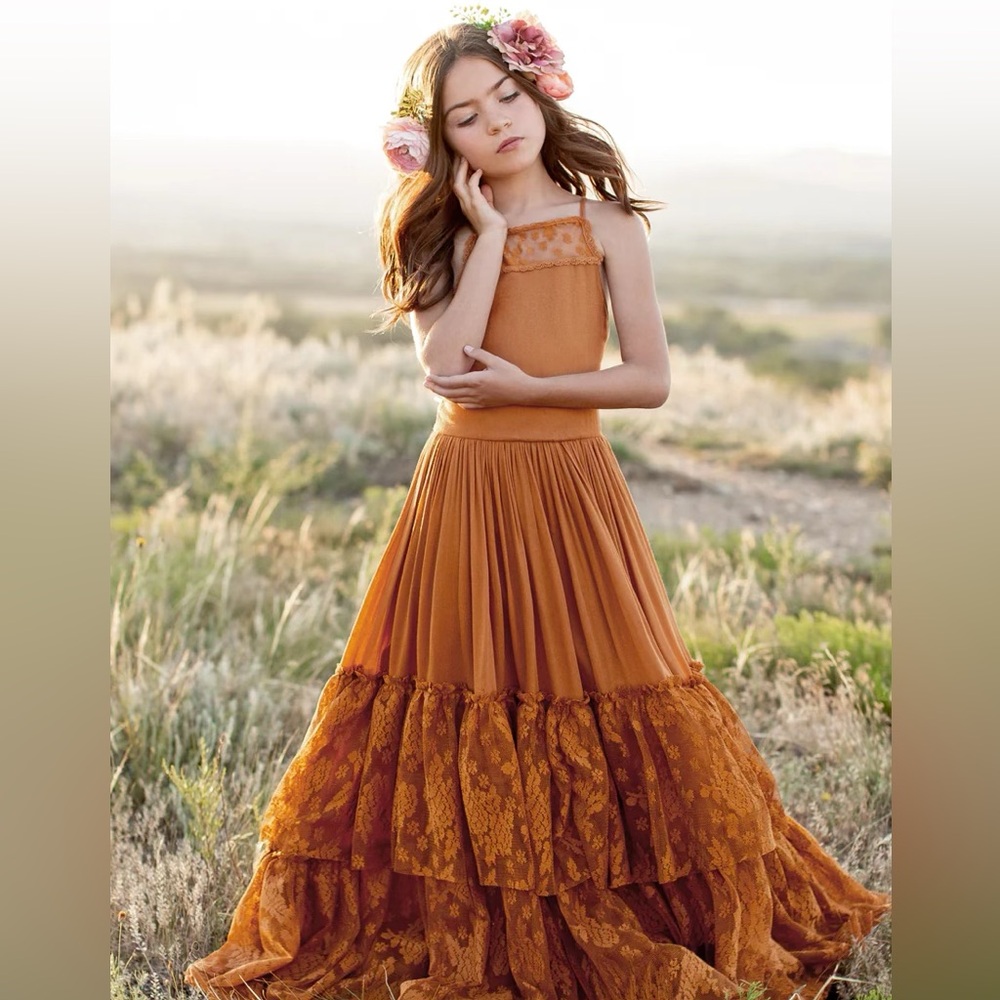 CATRIN dress in Marigold-size 12
